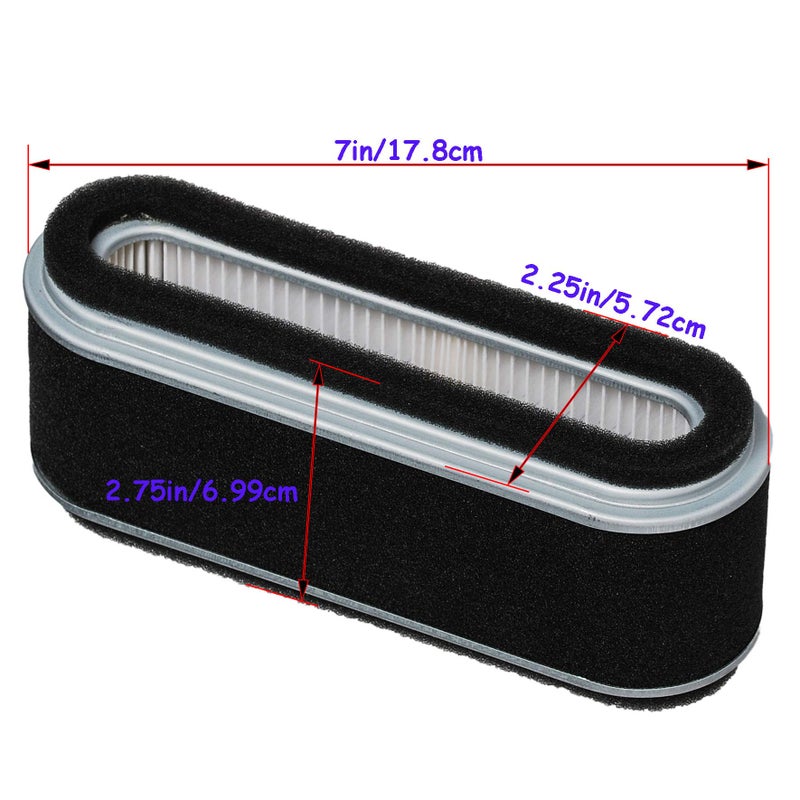 HIFROM Air Filter Pre Cleaner with Oil Filter Spark Plug Fuel Filter Tune Up Kit Compatible with Kawasaki FB460 12.5 HP Engine Replace 11013-2021 49065-2078 49065-7010 - Image 4